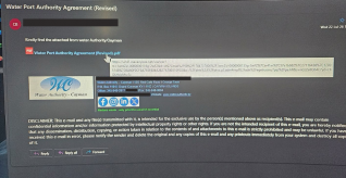 Water Authority Cautions Public of Suspicious Email Sent from Authority Email
