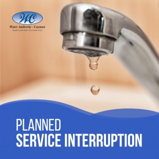 Public Service Announcement: Planned Service Interruption on Edgewater Way - George Town - 31 July