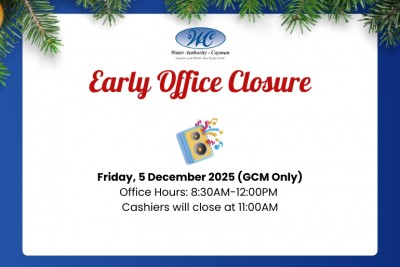 Public Service Announcement – Early Office Closure (5 December 2025)