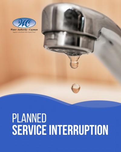 Public Service Announcement: Planned Service Interruption on Tropical Gardens Road, George Town - 21 June