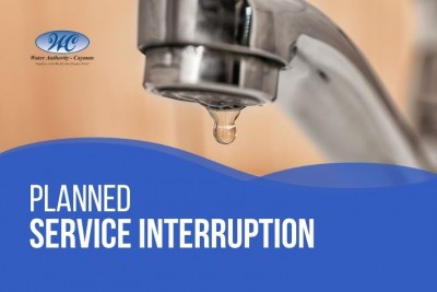 Public Service Announcement: Planned Service Interruption on Edgewater Way - George Town - 3 August