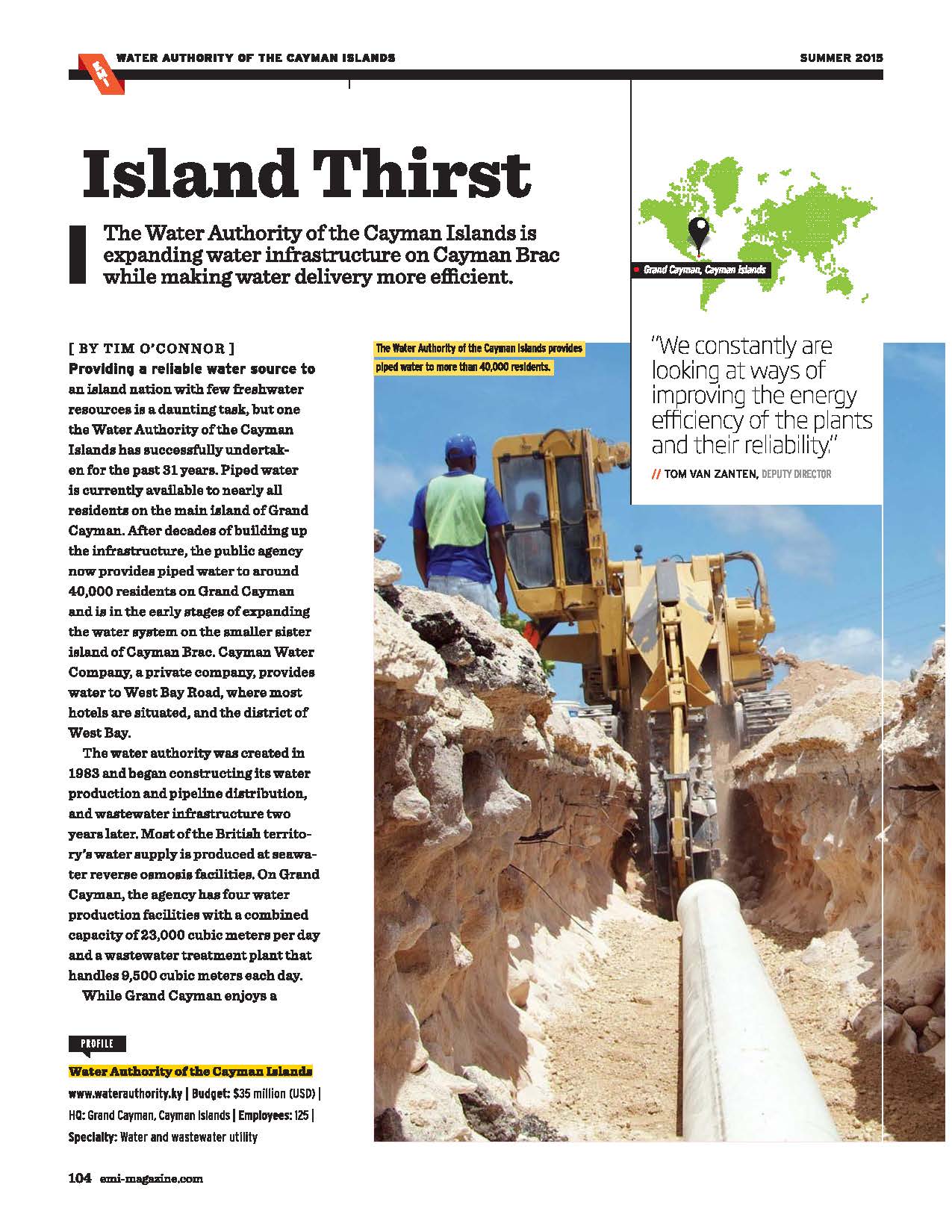 Island Thirst: Water Authority - Cayman