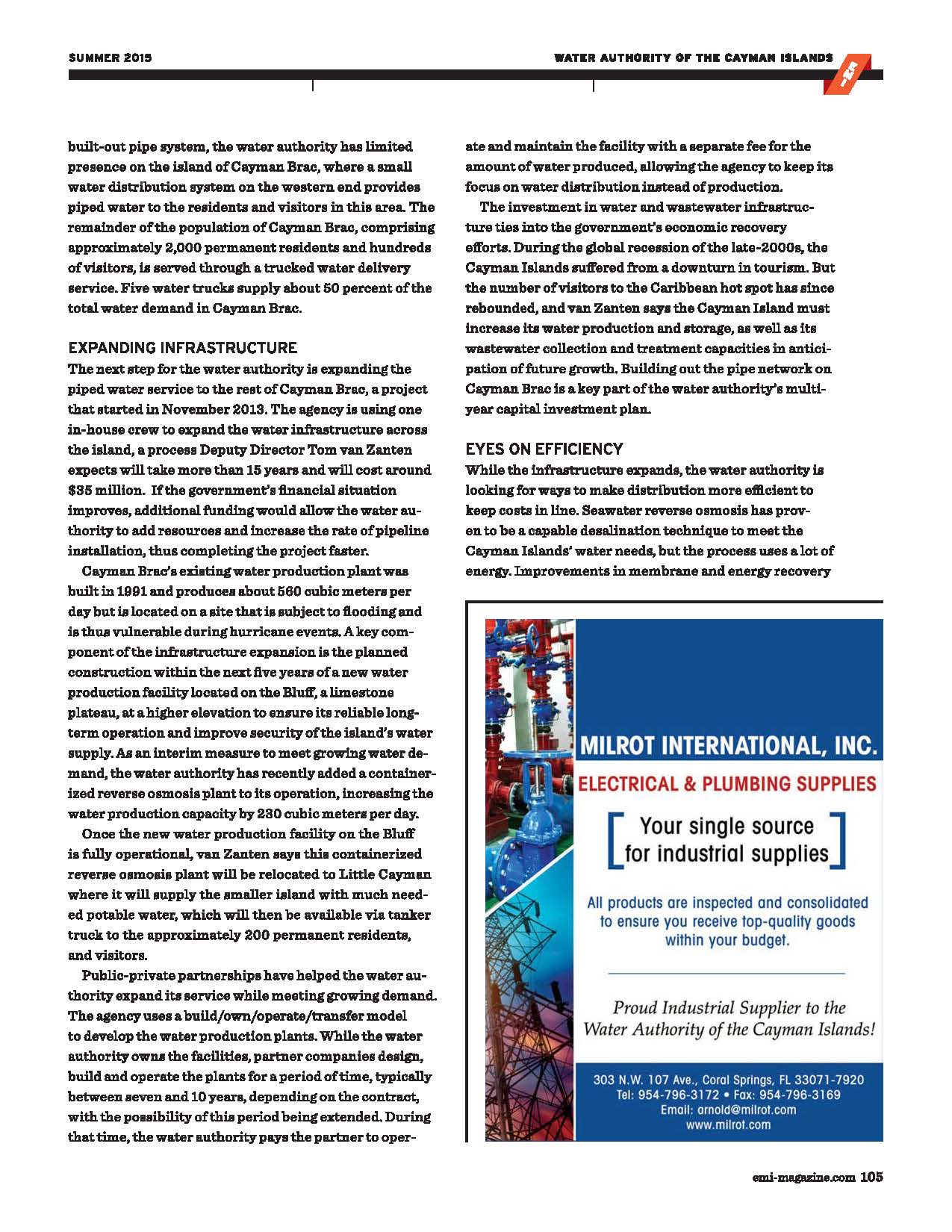 Island Thirst Water Authority Cayman